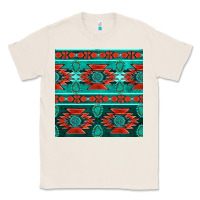 Natural native american aztec seamless pattern 4 Classic Tee - BundleAndBundleShop