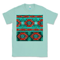 Seafoam native american aztec seamless pattern 4 Classic Tee - BundleAndBundleShop