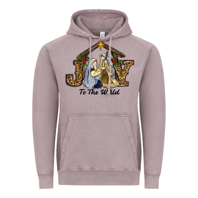 Joy To The World Baby Jesus Christmas Vintage Hoodie by RanaPortraitStore | Teevron