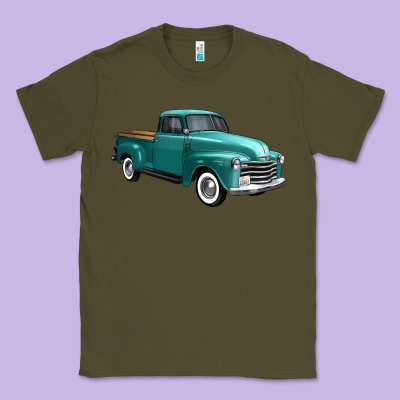Western Truck 34 View Classic Tee Designed By Fadigitalartstudio