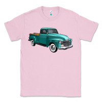 Bubblegum Pink western truck 34 view Classic Tee - FaDigitalArtStudio
