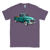 Lavender western truck 34 view Classic Tee - FaDigitalArtStudio