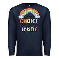Navy gay pride Premium Sweatshirt - MaliasSmallBusiness