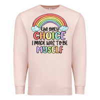 Pale Pink gay pride Premium Sweatshirt - MaliasSmallBusiness