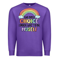 Purple gay pride Premium Sweatshirt - MaliasSmallBusiness