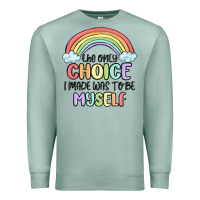 Seafoam gay pride Premium Sweatshirt - MaliasSmallBusiness