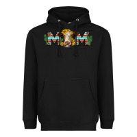 Black sunflower hereford cattle and cactus  mom Heavyweight Hoodie - Jasminsmagicworld