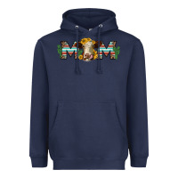 Navy sunflower hereford cattle and cactus  mom Heavyweight Hoodie - Jasminsmagicworld