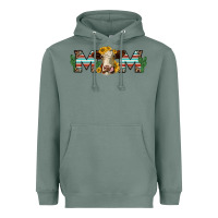 Sage sunflower hereford cattle and cactus  mom Heavyweight Hoodie - Jasminsmagicworld