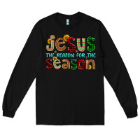 Black jesus the reason for the season Long Sleeve Tee - FaDigitalArtStudio