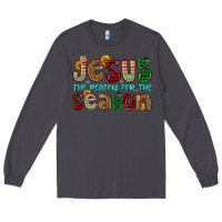 Smoke jesus the reason for the season Long Sleeve Tee - FaDigitalArtStudio