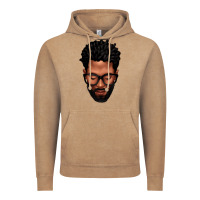 Vintage Coffee bearded black man portrait Vintage Hoodie - texasbilliewilder