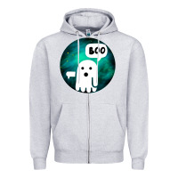 Heather Grey Ghost Of Disapproval Zipper Hoodie - Bettercallsaul