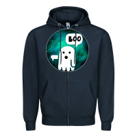 Navy Ghost Of Disapproval Zipper Hoodie - Bettercallsaul