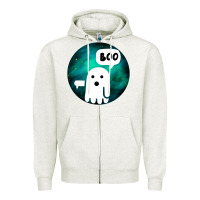 Oatmeal Heather Ghost Of Disapproval Zipper Hoodie - Bettercallsaul