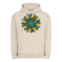 Pigment French Oak sunflower gemstone leopard Urban Hoodie - Artiststas
