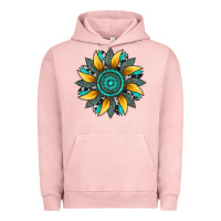 Pigment Salmon sunflower gemstone leopard Urban Hoodie - Artiststas