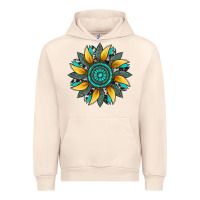 Sandshell sunflower gemstone leopard Urban Hoodie - Artiststas