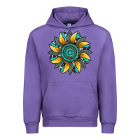 Tulip sunflower gemstone leopard Urban Hoodie - Artiststas