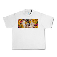 Lunar Rock mess bun mama with sunflowers and colorful leopard license plate Urban Heavy Tee - BarkalooDesign