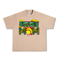 Burro softball mom with leopard Urban Heavy Tee - Zillion Design Studio