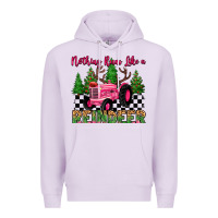 Lilac nothing runs like a reindeer Premium Hoodie - MaliasSmallBusiness