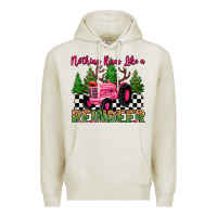 Oatmeal Heather nothing runs like a reindeer Premium Hoodie - MaliasSmallBusiness