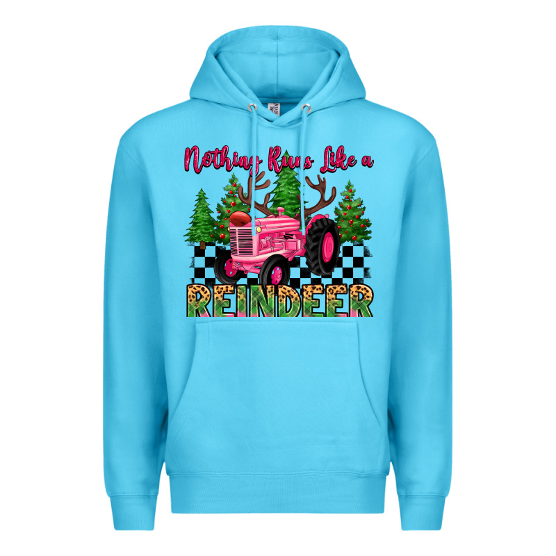 Nothing Runs Like A Reindeer Premium Hoodie by MaliasSmallBusiness | Teevron