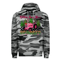 Slate Camo nothing runs like a reindeer Premium Hoodie - MaliasSmallBusiness