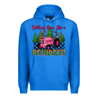 True Royal nothing runs like a reindeer Premium Hoodie - MaliasSmallBusiness