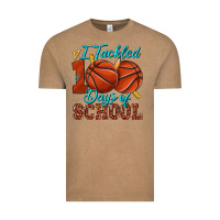 Vintage Coffee i tackled 100days of school basketball Vintage Tee - texasbilliewilder