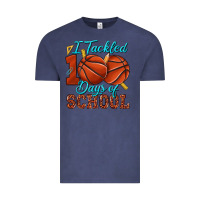 Vintage Denim i tackled 100days of school basketball Vintage Tee - texasbilliewilder