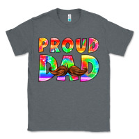 Charcoal Heather proud dad Classic Tee - HRA Design Shop