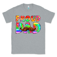 Heather Grey proud dad Classic Tee - HRA Design Shop