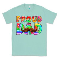 Seafoam proud dad Classic Tee - HRA Design Shop