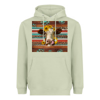 Matcha western sunflowers gemstone heifer Heavyweight Hoodie - Jasminsmagicworld