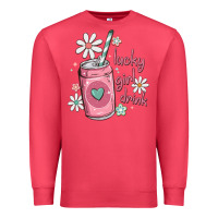 Cardinal lucky girl drink Premium Sweatshirt - MaliasSmallBusiness