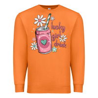 Carrot lucky girl drink Premium Sweatshirt - MaliasSmallBusiness