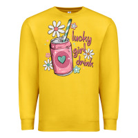 Lemon lucky girl drink Premium Sweatshirt - MaliasSmallBusiness