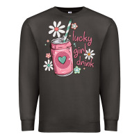Smoke lucky girl drink Premium Sweatshirt - MaliasSmallBusiness