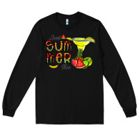 Black sweet summer time Long Sleeve Tee - CowhideDigitalArt