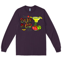 Plum sweet summer time Long Sleeve Tee - CowhideDigitalArt