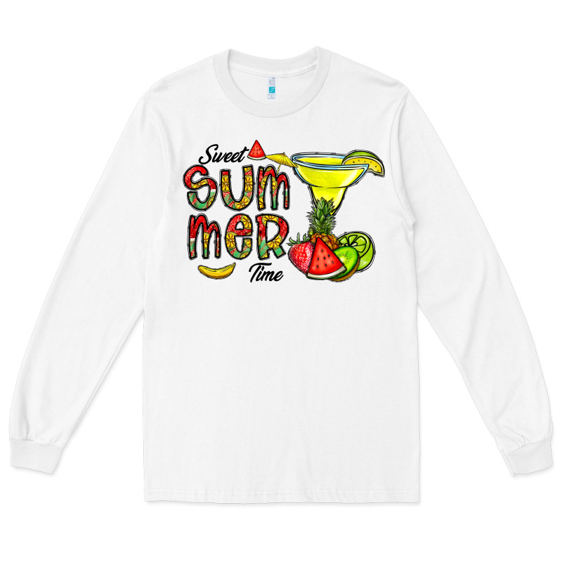Sweet Summer Time Long Sleeve Tee by CowhideDigitalArt | Teevron