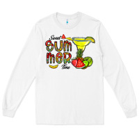 White sweet summer time Long Sleeve Tee - CowhideDigitalArt