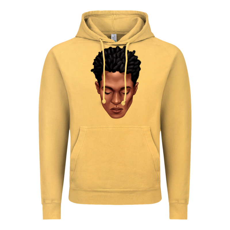 Black Man Portrait Vintage Hoodie by texasbilliewilder | Teevron
