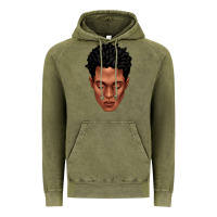 Vintage Olive black man portrait Vintage Hoodie - texasbilliewilder