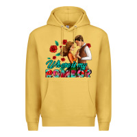 Antique Gold where is my romeo Premium Hoodie - AdoDesignShop