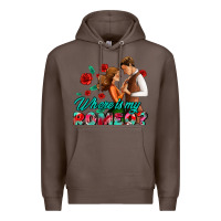Coffee where is my romeo Premium Hoodie - AdoDesignShop