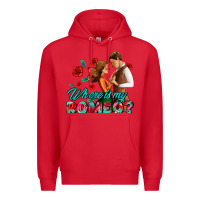 Red where is my romeo Premium Hoodie - AdoDesignShop
