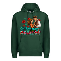 Sports Green where is my romeo Premium Hoodie - AdoDesignShop